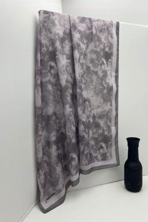 Bulut Desen Vizon Soft Eşarp