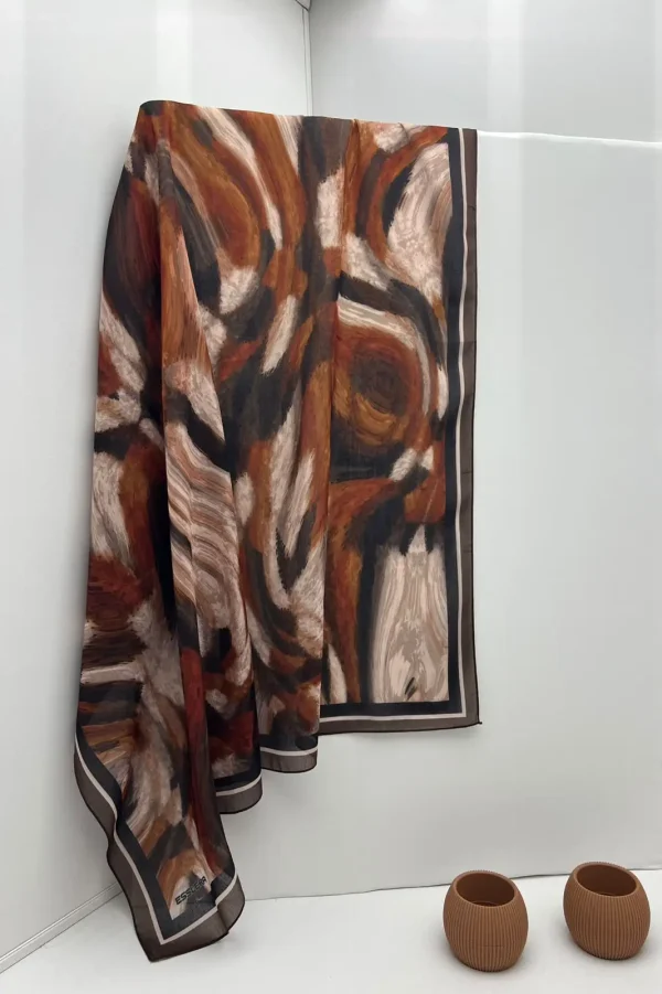 Batik Desen Kiremit Soft Eşarp